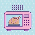 Chicken and microwave vector design