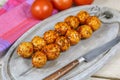 Chicken minced meat skewers