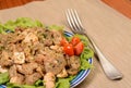 Chicken mushroom dish