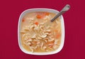 Chicken noodle soup Royalty Free Stock Photo