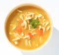 Chicken noodle soup Royalty Free Stock Photo