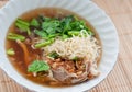 Chicken noodles soup Royalty Free Stock Photo