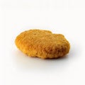 chicken nugget blank white background realistic created with generative AI