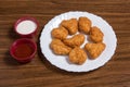 Chicken nuggets dinner Royalty Free Stock Photo