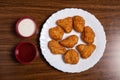 Chicken nuggets dinner Royalty Free Stock Photo