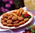 Chicken nuggets and french fries