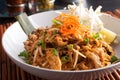 Chicken Pad Thai Royalty Free Stock Photo