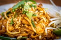 Chicken pad thai noodles