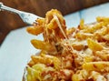 Chicken Parmesan Baked Ziti Royalty Free Stock Photo