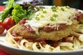 Chicken Parmigiana Royalty Free Stock Photo