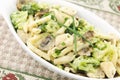 Chicken Pasta Primavera Royalty Free Stock Photo