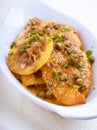 Chicken Piccata Royalty Free Stock Photo