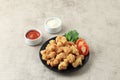 Chicken Popcorn, Small Slices Chicken with Crispy Flour Coating and Deep Fried