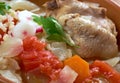 Chicken posole Royalty Free Stock Photo