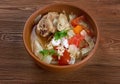 Chicken posole Royalty Free Stock Photo
