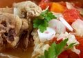 Chicken posole Royalty Free Stock Photo