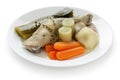 Chicken pot-au-feu Royalty Free Stock Photo