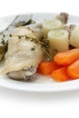 Chicken pot-au-feu Royalty Free Stock Photo