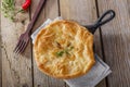 Chicken pot pie Royalty Free Stock Photo