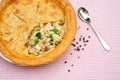 Chicken pot pie Royalty Free Stock Photo