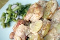 Chicken with potato