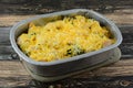 Chicken potato and broccoli casserole Royalty Free Stock Photo