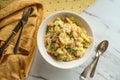 Chicken Potpie Pasta Casserole