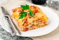 Chicken and Pumpkin Lasagna