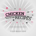 Chicken recipes cookbook. how to cook chicken recipes. tips to make best chicken recipes. can be for promotion, advertising, ad. s