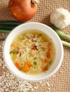 Chicken and rice soup