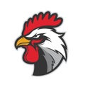 Chicken rooster head mascot