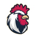 Chicken rooster head mascot