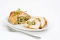 Chicken roulade Royalty Free Stock Photo
