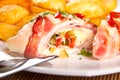 Chicken roulade Royalty Free Stock Photo