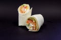 Chicken Salad Wrap Royalty Free Stock Photo