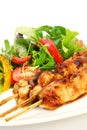 Chicken Satay and Salad