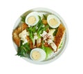 Chicken schnitzel Caesar Royalty Free Stock Photo