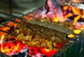 Chicken seekh kabab grilled Royalty Free Stock Photo