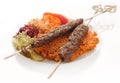 Chicken shashlik Royalty Free Stock Photo