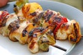 Chicken shishkabob Royalty Free Stock Photo