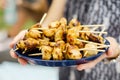 Chicken skewers