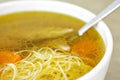 Chicken soup with noodles