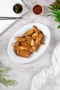 braised soy sauce chicken with chili Royalty Free Stock Photo