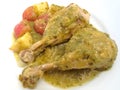 Chicken in Spicy Tomatillo Sauce