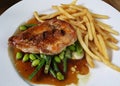 Chicken Steak And French Fries