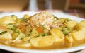 Chicken stew with potatoes