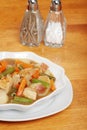 Chicken Stew With Salt And Pepper Royalty Free Stock Photo