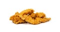 Chicken Strips Isolated, Breaded Nuggets, Crispy Fry Chicken Meat, American Deep Fried Crunchy Fillet Pieces Royalty Free Stock Photo