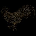 Chicken stylized design