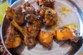 Indian food Chicken tandoori or Chicken tikka popular favorite delicious